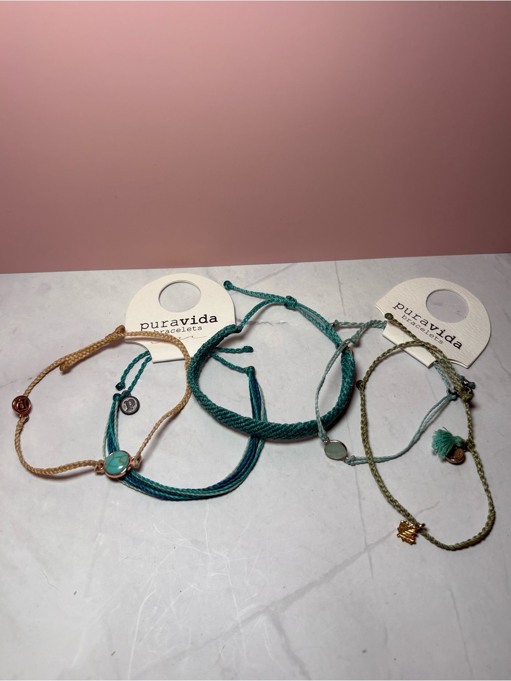 🩵 Pura Vida Bracelets Set of 5